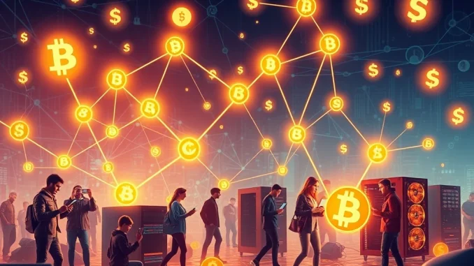 Illustrates BlockDAG's monumental presale success, showing the innovative DAG mining technology attracting millions of participants.