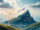 An illustrative graphic depicting BlockDAG's exponential growth and developer adoption, symbolizing its ascent beyond Cardano in the competitive blockchain landscape.