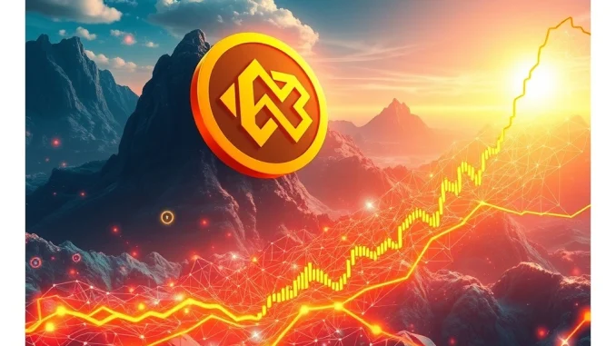 BNB's Astonishing Ascent: Binance Coin Shatters Records with $855 All-Time High A visual representation of BNB's incredible ascent to an all-time high, highlighting its central role within the expanding Binance ecosystem.