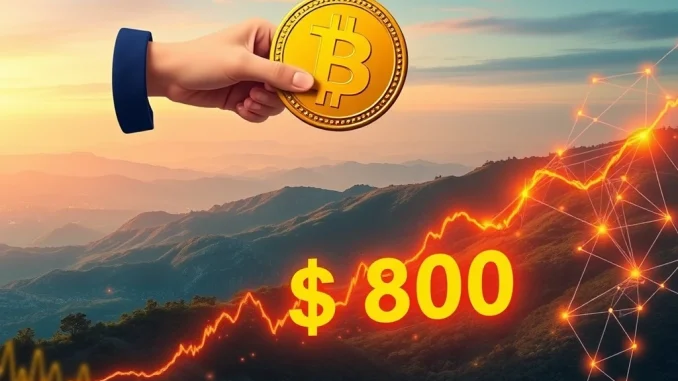 A rising chart illustrating BNB's monumental surge, driven by significant institutional investment and strategic token burns.