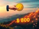 A rising chart illustrating BNB's monumental surge, driven by significant institutional investment and strategic token burns.
