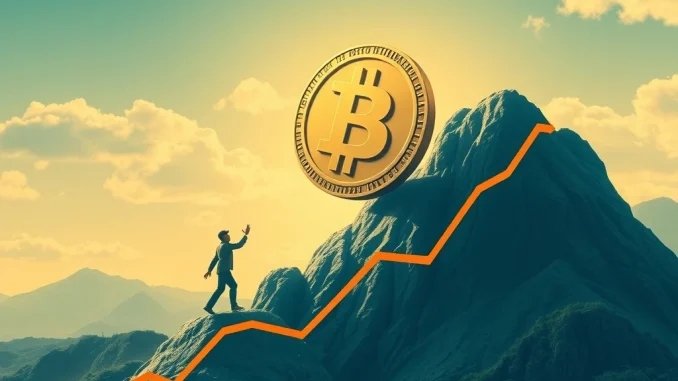 A chart showing a significant BNB price surge, symbolizing the impact of a major crypto investment and market perception shift.