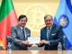 Bolivia and El Salvador officials signing Bitcoin regulatory agreement