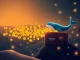 An illustrative image showing a significant BTC transfer occurring digitally, highlighting a large Bitcoin whale movement to Galaxy Digital.