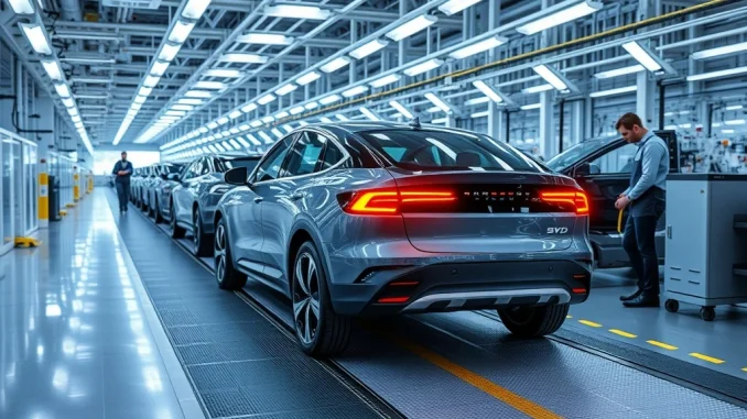 BYD Hungary plant producing electric vehicles to challenge Tesla in Europe