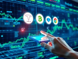 BYDFi xStocks platform showcasing on-chain U.S. equity trading with tokenized assets on a blockchain interface.