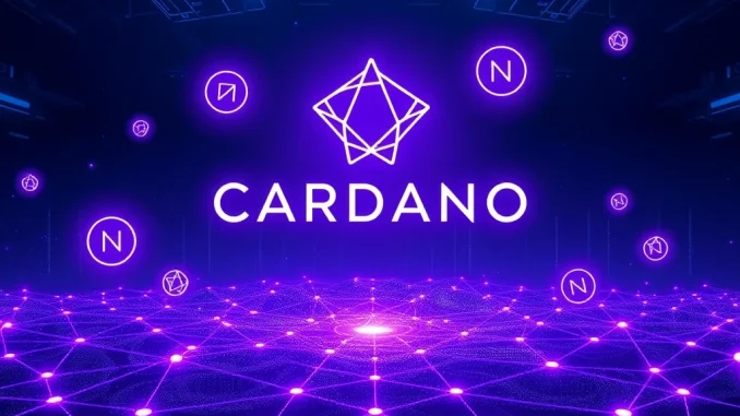 Cardano Midnight Network NIGHT token airdrop announcement with blockchain background