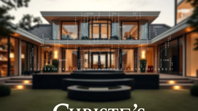 Christie's crypto real estate team connects luxury properties with blockchain for secure, private transactions.
