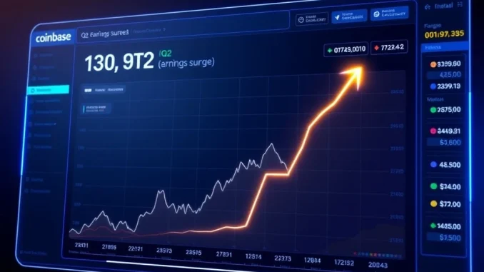 Coinbase Q2 earnings surge with crypto gains and USDC growth