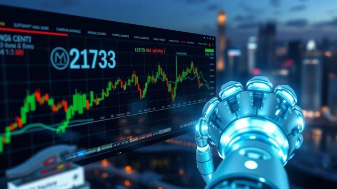 Digital interface showing a Crypto MEV Bot optimizing high-speed crypto trading strategies with ultra low-latency execution.