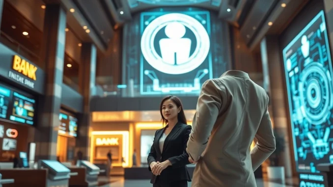 DBS CEO Tan Su Shan leading the bank's AI-driven strategy, symbolizing innovation in financial AI.