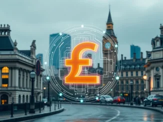 Bank of England re-evaluating the Digital Pound project, symbolizing a shift towards private financial innovation.