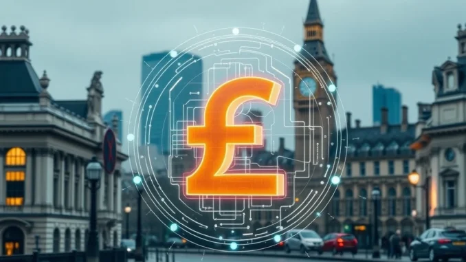 Bank of England re-evaluating the Digital Pound project, symbolizing a shift towards private financial innovation.