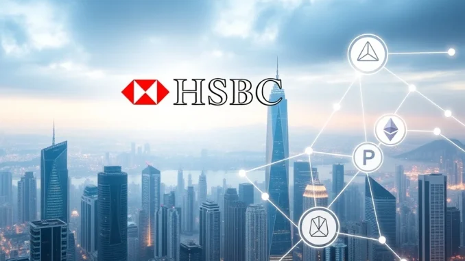 HSBC's innovative e-HKD experiments across multiple blockchains, symbolizing a new era of digital Hong Kong Dollar on-chain settlement.