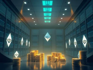 Visualizing the immense scale of BitMine's Ethereum holdings, symbolizing a monumental crypto investment.