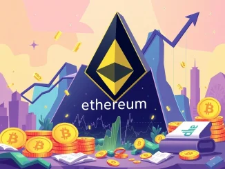 Charts and legal documents symbolizing the surge in Ethereum institutional demand driven by new US crypto laws and upcoming staking ETFs.