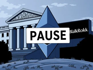 SEC's delayed decision on BlackRock's Ethereum ETF plan, symbolizing uncertainty for spot Ethereum ETF investors.