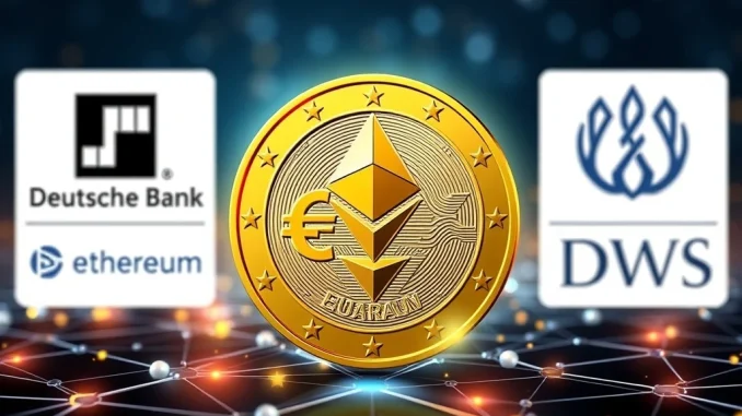 Ethereum Breakthrough: Deutsche Bank, Galaxy, and DWS Launch MiCA-Compliant EURAU Stablecoin EURAU stablecoin on Ethereum blockchain with Deutsche Bank and Galaxy logos