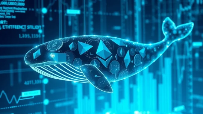Ethereum ICO Whale Dumps 501 ETH – $55.6M Profits Since 2021 Ethereum ICO whale offloading ETH with blockchain transaction visuals
