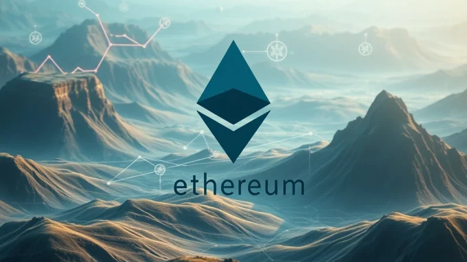 A digital representation of Ethereum's logo surrounded by growth charts and dollar signs, symbolizing the potential for crypto wealth through Ethereum investment.