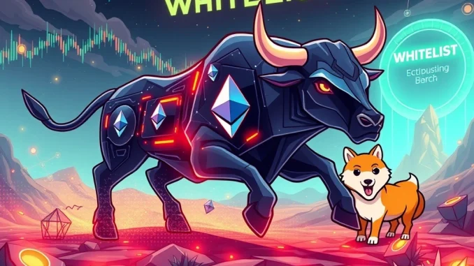 MoonBull, an Ethereum-based meme coin, charging ahead as a potential successor to Dogecoin and Shiba Inu, emphasizing its whitelist advantage.