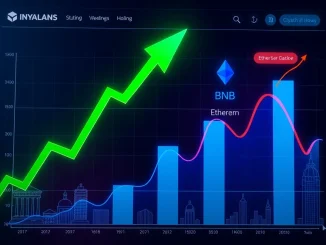A visual representation of the crypto market, highlighting the recent BNB surge and significant Ethereum ETF inflows.