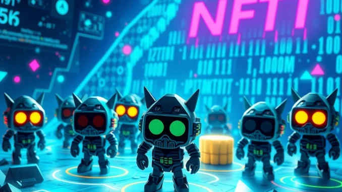 Ethereum NFT market surge with CryptoPunks and trading charts