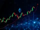 Chart showing Ethereum price analysis with technical indicators, illustrating ETHUSDT market dynamics.