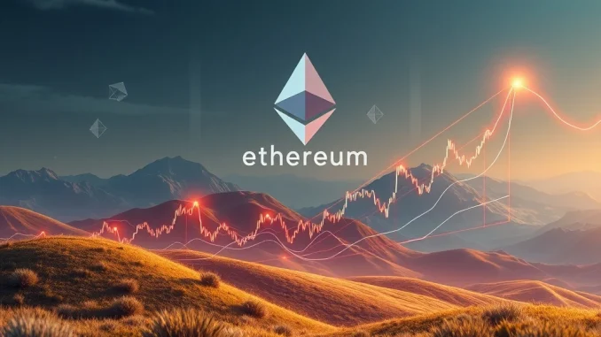 Ethereum Price Explodes: ETH Surges 6.3% Amid Crucial Resistance and Market Volatility A visual representation of Ethereum price charts showing an upward trend, symbolizing the recent ETH surge and market dynamics.