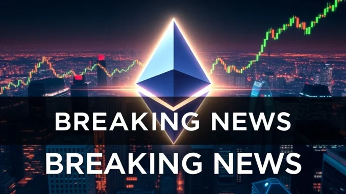 Visualizing Ethereum's explosive market surge, showcasing its impact on the crypto landscape and the latest Ethereum news.