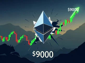 Chart showing Ethereum price movements with resistance and support levels, highlighting the crucial $4K resistance for ETH.