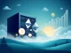 A dynamic illustration showing Bit Digital's strategic pivot towards Ethereum staking, symbolizing growth in crypto investment.