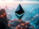 Ethereum supercycle growth with blockchain technology and rising graphs