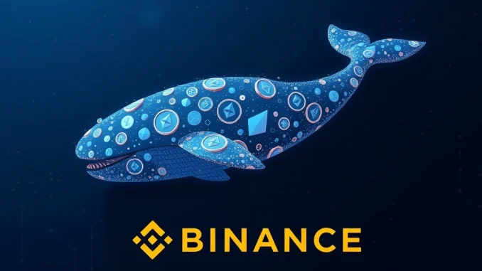Ethereum whale depositing massive ETH into Binance exchange