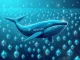 An abstract depiction of large institutional funds flowing into Ethereum, represented by powerful Ethereum whale wallets, signaling market confidence.