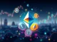 Visualizing a significant Ethereum investment by Trump-linked WLFI, impacting the crypto market.