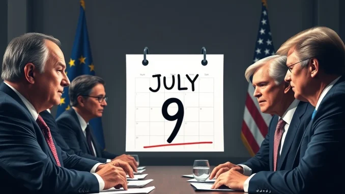 EU and U.S. officials negotiating tariff agreement before July 9 deadline