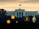 An illustration showing the potential impact of Fed rate cuts on cryptocurrency markets, highlighting economic outlook 2025.