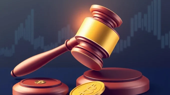 FTX creditor repayments process with cryptocurrency coins and legal documents