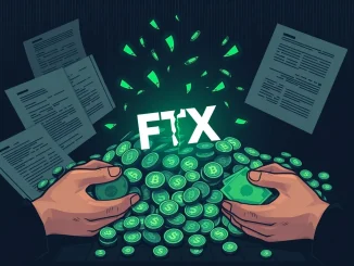 A crucial $1.9 billion FTX distribution symbolizing the repayment process for FTX creditors amidst ongoing crypto bankruptcy proceedings.