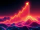 Visualizing the dramatic HEI crypto price surge, driven by on-chain activity and institutional interest, signaling short-term momentum.
