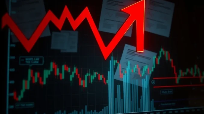 Chart illustrating the dramatic HIFI crypto price plunge, highlighting the impact of new DeFi regulations and market volatility.