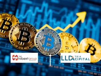 Hilbert Group's landmark $15.8M structured financing deal with LDA Capital to expand Bitcoin holdings, symbolizing growth in digital asset management.