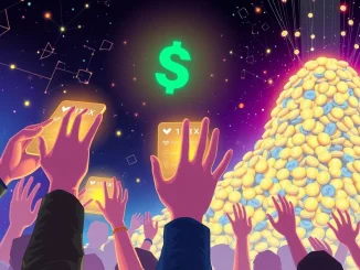 HTX DAO governance vote with a large prize pool, symbolizing community power in decentralized decision-making.