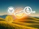 Visualizing crucial progress for in-kind crypto ETF approval, with a digital representation of Bitcoin and Ethereum symbols alongside SEC and CBOE logos.