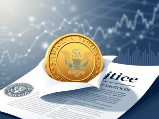 Visualizing Canary Capital's S-1 filing for an INJ Staked ETF, symbolizing the convergence of traditional finance and crypto staking innovation.