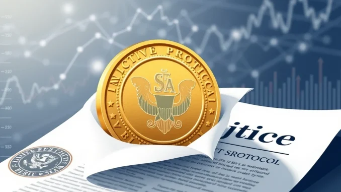 Visualizing Canary Capital's S-1 filing for an INJ Staked ETF, symbolizing the convergence of traditional finance and crypto staking innovation.