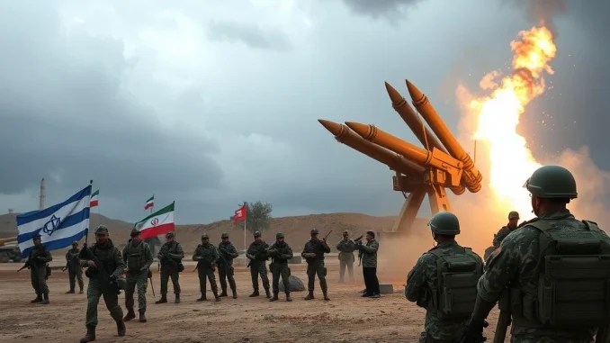 Israeli military response to Iran's ceasefire violations in the Middle East