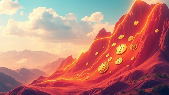 Chart depicting the KNC price surge, illustrating Kyber Network Crystal's rapid growth and market momentum.