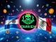 Kraken's logo merging with Argentine and Mexican flags, symbolizing new local currency support for crypto users in Latin America.